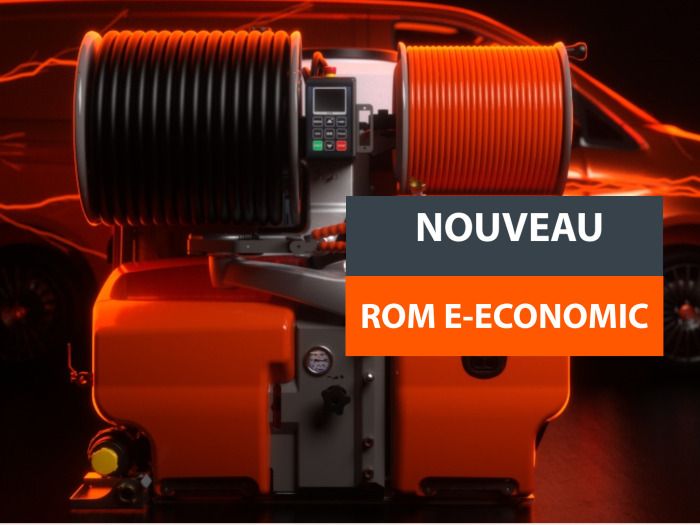 Nouveau: ROM e-EcoNomic Unité encastrable de curage haute pression des égouts 100 % électrique